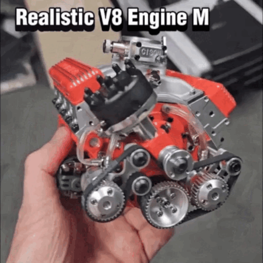 🏆Gasoline OHV V8 Small-block Engine Model Kits