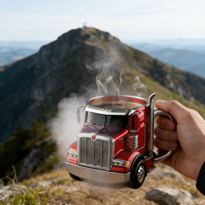 3D Semi-Truck Mug 🚚