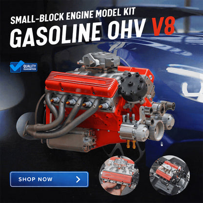 🏆Gasoline OHV V8 Small-block Engine Model Kits